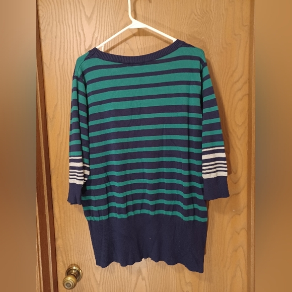ONE A striped 3/4 sleeves knit top - Picture 4 of 6